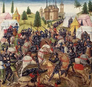 Bowman Prints: Battle of Hastings, 1066, (second half of 15th century). Creator: Unknown