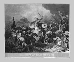 Eleventh Century Prints: The Battle of Hastings, (c1804). Creator: William Bromley