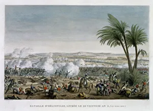The Battle of Heliopolis, 29 Ventose, Year 8 (20 March 1800). Artist: Edme Bovinet