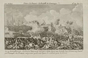 Charles Francois Dumouriez Gallery: The Battle of Jemappes, 1792. Creator: Anonymous