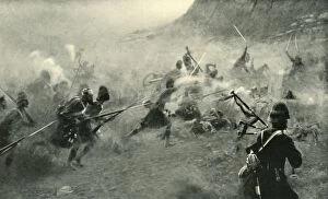 Bagpiper Collection: Battle of Kandahar - The 92nd Are To Take The Guns, (1901). Creator: Unknown