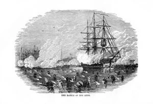 The Battle of the Kegs, 6 January 1778, (1872)