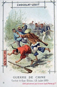 Pursuing Gallery: Battle at Kiao-Tcheou, China, Boxer Rebellion, 12 July 1900