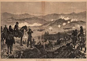 Ottomans Gallery: The Battle of Kizil-Tepe on June 25, 1877, 1877. Artist: Anonymous