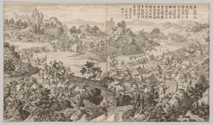 Battle of Kulongkui: from Battle Scenes of the Quelling of Rebellions…, c