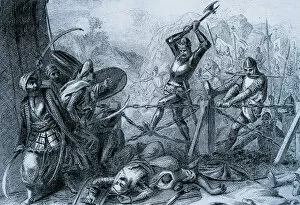 Images Dated 26th July 2013: Battle of Las Navas de Tolosa (1212), engraving