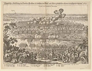 Schwitzerland Prints: The Battle of Liegnitz on May 13, 1634, 1634