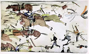 Full Body Prints: Battle of the Little Big Horn, Montana