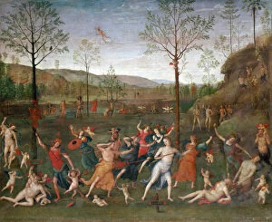 Pietro Perugino Gallery: The Battle of Love and Chastity, c1503-1523. Artist: Perugino