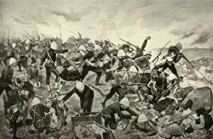 Topees Gallery: The Battle of Majuba Hill, 1900. Creator: Richard Caton Woodville II