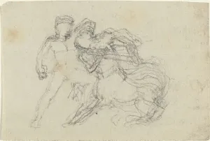 Battle between Man and Centaur. Creator: John Flaxman