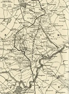 War Illustrated Prints: The Battle of Messines, 1917. Creator: Unknown