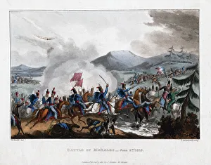 Paul Pry Prints: Battle of Morales, 1813 (1815). Artist: Thomas Sutherland