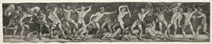 Barthel Beham Gallery: Battle of Naked Men. Creator: Barthel Beham (German, 1502-1540)