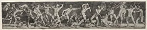 Battle of Naked Men. Creator: Barthel Beham (German, 1502-1540)