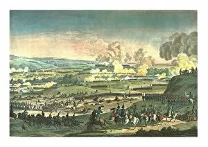 Thuringia Gallery: Battle near Jena, 14 October 1806, (c1850). Artist: Edme Bovinet