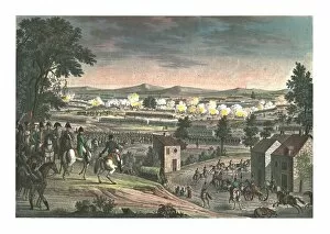 Couche Gallery: Battle near Lutzen, 2 May 1813, (c1850). Artists: Francois-Louis Couche, Edme Bovinet