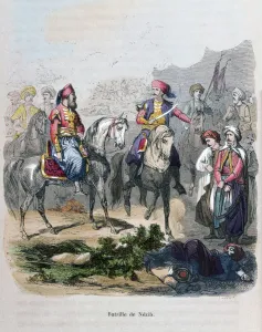 Battle of Nezib, 1839 (1847). Artist: Jean Adolphe Beauce