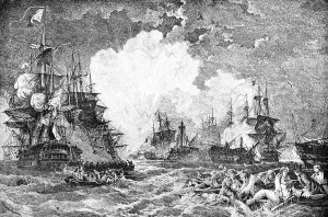 Philip Jacques De Loutherbourg Prints: Battle of the Nile, August 1, 1798