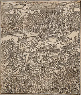 Muzeum Narodowe Prints: The Battle of Orsha in 1514, Second half of the16th cen