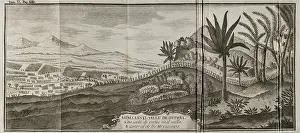 Battle of Otumba, (7th July 7, 1520): Cortes forces descending into the valley where the... 1771