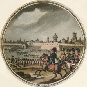 Battle of Pampeluna, 1815, (1910). Artist: Edward Orme