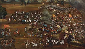 Troops Prints: Battle Between Persians and Russians, 1815. Creator: Unknown