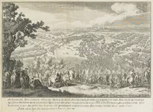 Battle Of Poltava Gallery: The Battle of Poltava on 27 June 1709. Artist: Larmessin, Nicolas de, II (1684-1755)