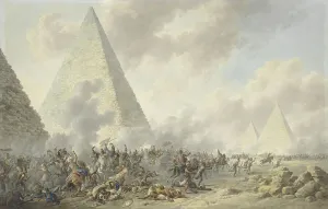 Dirk Langendijk Prints: Battle of the Pyramids, 1803. Creator: Dirk Langendijk