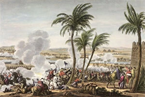 Couche Gallery: The Battle of the Pyramids, Egypt, 3 Thermidor, Year 6 (21 July 1798)