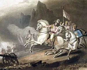 Pyrenees Gallery: Battle of the Pyrenees, Spain, 28th July 1813 (1819). Artist: T Fielding