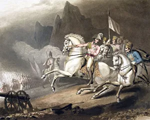 Thales Fielding Prints: Battle of the Pyrenees, Spain, 28th July 1813 (1819). Artist: T Fielding