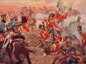 Belgium Collection: Battle of Quatre Bras, 1815 (1906). Artist: Vereker Monteith Hamilton
