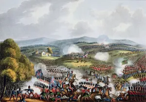 The Iron Duke Prints: Battle of Quatre Bras, June 16th 1815. Artist: Thomas Sutherland
