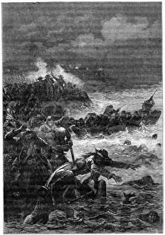 Demoulin Collection: Battle of Quiberon, 1898. Artist: Barbant