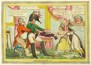 Gout Prints: The Battle R-L, published June 3, 1816. Creator: William Heath