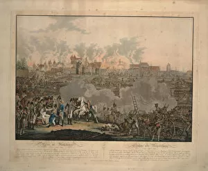 Grande Armee Gallery: The Battle of Ratisbon on 23 April 1809, 1809. Artist: Rugendas, Johann Lorenz, the Younger