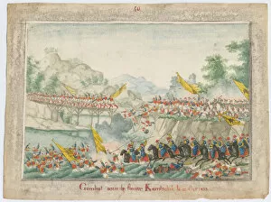 Ottomans Gallery: The Battle on the river Kamchik on 15th October 1828, 1829. Artist: Anonymous