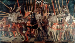 Flags Gallery: The Battle of San Romano, 1432 (c1435-1440). Artist: Paolo Uccello