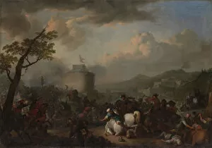Johannes Gallery: Battle Scene, 1671. Creator: Johannes Lingelbach