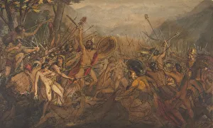 Francois Joseph Prints: Battle Scene, 19th century. Creator: Francois Joseph Heim