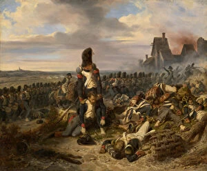 Uniforms Gallery: Battle Scene, c. 1825. Creator: Hippolyte Bellangé