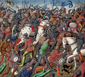 Horror Prints: Battle scene, c1470. Creator: Unknown