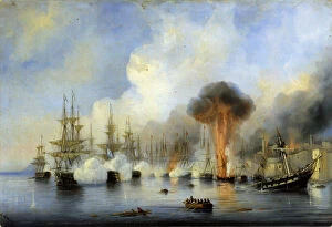 Turkish Fleet Gallery: The Battle of Sinop on 30 November 1853, 1860