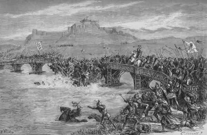 Distant Prints: The Battle of Stirling Bridge, 11 September 1297, (c1880)