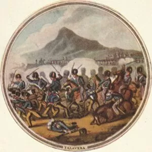 Battle of Talavera, 1815, (1910). Artist: Edward Orme