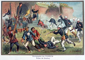 Stake Prints: Battle of Tonkin, Franco-Chinese War, 20th century