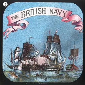And Sons Ltd Gallery: The Battle of Trafalgar, c1900. Creator: Unknown