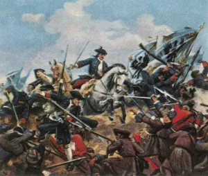 Piedmont Prints: Battle at Turin, 1706, (1936). Creator: Unknown