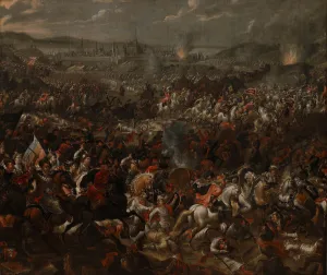 The Battle of Vienna on 12 September 1683. Artist: Casteels, Pauwels (active ca 1649-1680)